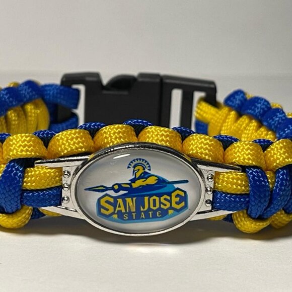 San Jose State Spartans NCAA Paracord Bracelet NEW - Picture 1 of 2